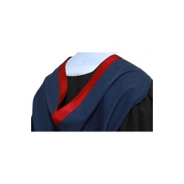 Design of bachelor's graduation gown of the school of Dentistry of the University of Hong Kong dark blue gown manufacturer of graduation gown DA268 Design of bachelor's graduation gown of the school of Dentistry of the University of Hong Kong dark blue gown manufacturer of graduation gown DA268